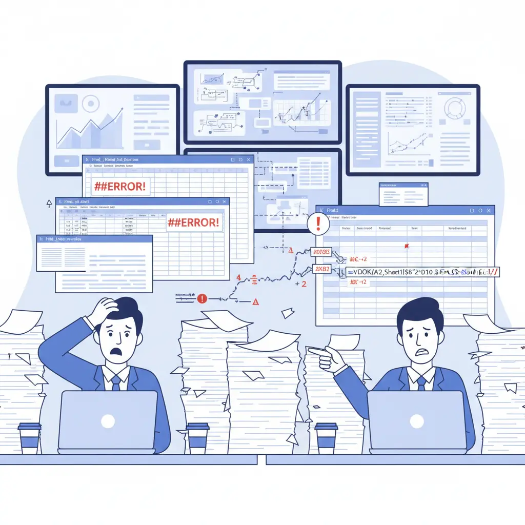 common excel and spreadsheet issues in accounting workflows