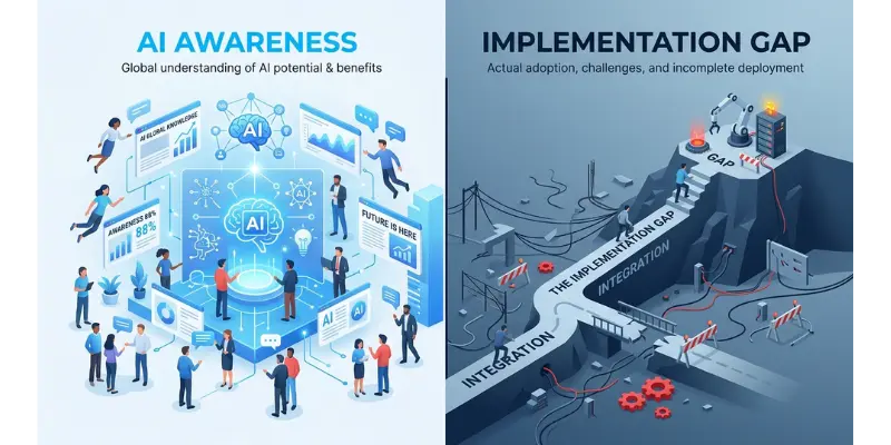 gap between ai awareness and adoption in accounting firms