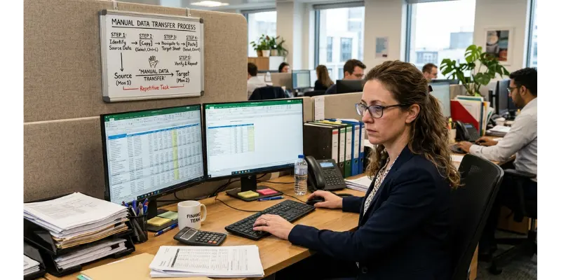 manual excel work slowing accounting processes