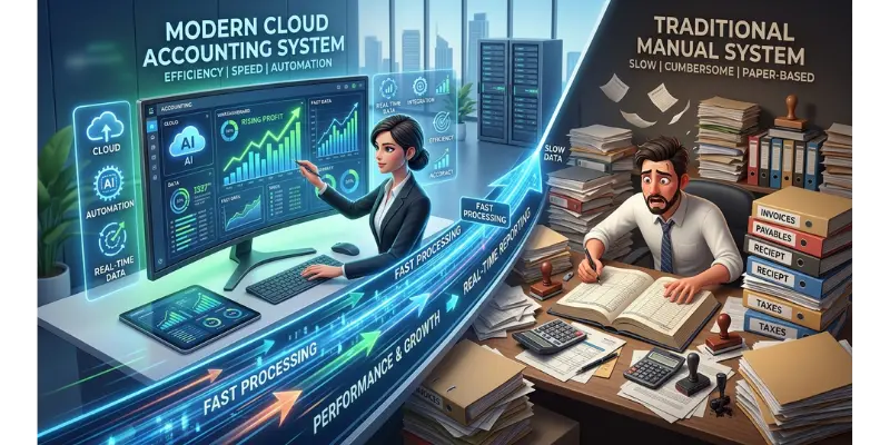 modern accounting systems improving efficiency and workflows
